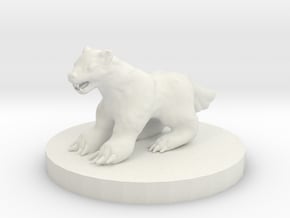 Wolverine Miniature in White Natural Versatile Plastic