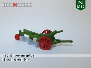 Anhängepflug (N 1:160) in Smooth Fine Detail Plastic
