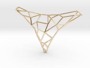 Polygon necklace in 14K Yellow Gold