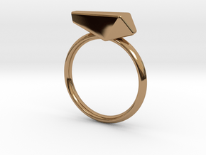 The Parasite Ring - 19mm Dia in Polished Brass