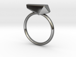 The Parasite Ring - 19mm Dia in Fine Detail Polished Silver