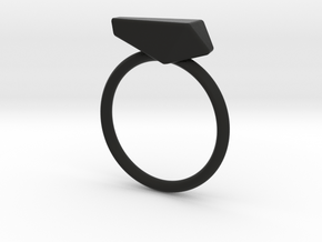 The Parasite Ring - 19mm Dia in Black Natural Versatile Plastic