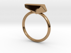 The Parasite Ring - 17.5mm Dia in Polished Brass