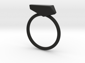 The Parasite Ring - 16mm Dia in Black Natural Versatile Plastic