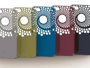 Iphone5 Cover Phi Spiral in Purple Processed Versatile Plastic