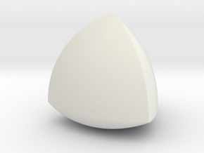 Meissner tetrahedron - Type 2 in White Natural Versatile Plastic