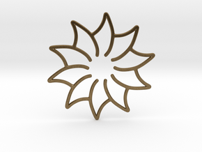 Dreamcatcher - Flower in Natural Bronze