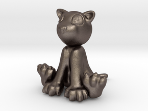 Doggy in Polished Bronzed Silver Steel
