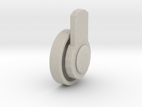 Wheel for furniture pieces in Natural Sandstone