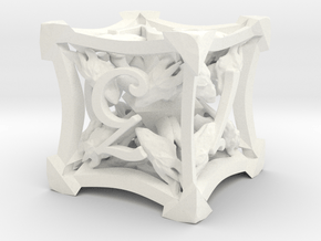Dragon Sculpture Die - Large 4.5 Centimeter in White Processed Versatile Plastic