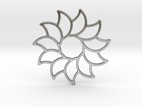 Dreamcatcher - Sunflower  in Natural Silver