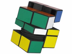 Screw Cube in White Natural Versatile Plastic