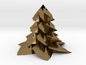 Christmas tree - Sapin De Noel in Polished Bronze