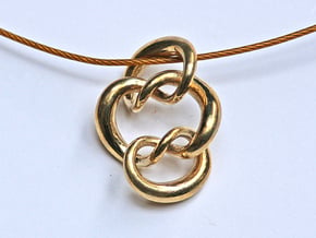 Knot A in Polished Brass