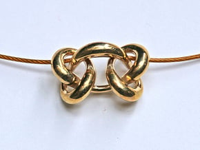 Knot B in Polished Brass