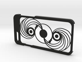 iPhone 6 case with crop Circle in Black Natural Versatile Plastic