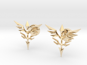 Neo Zeon Cufflinks in 14K Yellow Gold