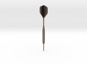 Throwing Dart in Polished Bronzed Silver Steel
