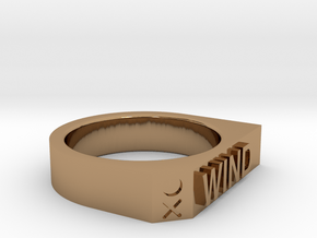 Wind Ring - Captain Series - Mulder&Skully in Polished Brass