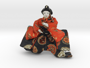 The Japanese Hina Doll in Full Color Sandstone