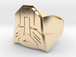[Transformer] Autobot-ring Size #6 in 14K Yellow Gold