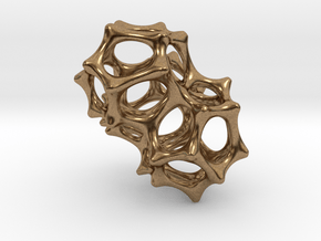 VORONOI CLUSTER II  (Pendant) in Natural Brass