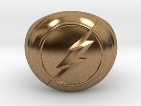 Flash Ring Size US14 in Natural Brass