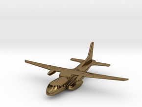 1:700 CASA/IPTN CN-235 military transport aircraft in Natural Bronze