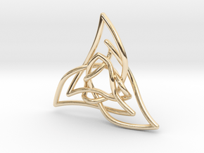 Triquetra 3 in 14K Yellow Gold
