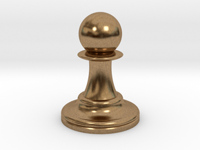 Pawn in Natural Brass