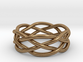 Dreamweaver Ring (Size 7) in Natural Brass