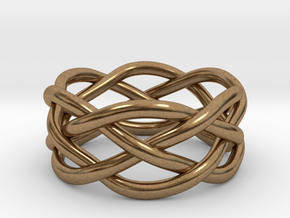 Dreamweaver Ring (Size 6) in Natural Brass
