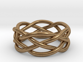 Dreamweaver Ring (Size 8.5) in Natural Brass