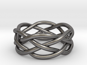 Dreamweaver Ring (Size 8.5) in Polished Nickel Steel