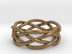 Dreamweaver Ring (Size 9.5) in Natural Brass