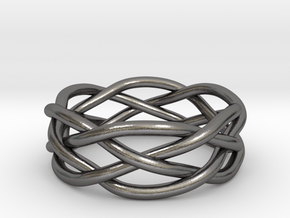 Dreamweaver Ring (Size 9.5) in Polished Nickel Steel