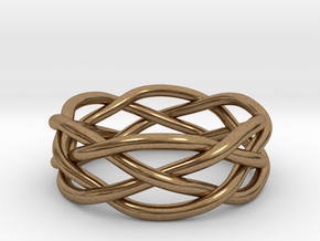 Dreamweaver Ring (Size 10.5) in Natural Brass