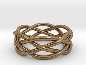 Dreamweaver Ring (Size 11) in Natural Brass