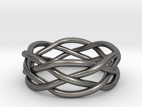 Dreamweaver Ring (Size 11.5) in Polished Nickel Steel