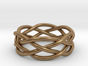 Dreamweaver Ring (Size 12) in Natural Brass