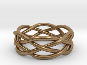 Dreamweaver Ring (Size 12.5) in Natural Brass