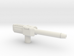 TF Generations 2015 Slingshot (Alpha Bravo) G1 Gun in White Natural Versatile Plastic