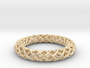 Wire mesh ring (US 6¼) in 14K Yellow Gold