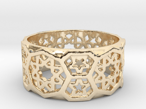 Ring Fatehpur Sikri - size 7.25 in 14K Yellow Gold