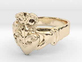 NOLA Claddagh, Ring Size 8 in 14K Yellow Gold