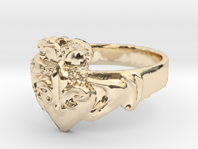 NOLA Claddagh, Ring Size 7 in 14K Yellow Gold