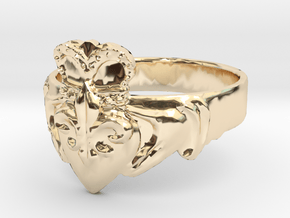 NOLA Claddagh, Ring Size 11 in 14K Yellow Gold