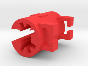 The Pencil Clip in Red Processed Versatile Plastic