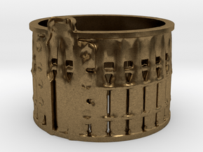 AK-47 75rnd. Drum, Ring Size 14 in Natural Bronze