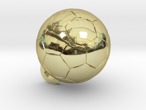 SOCCER BALL FOOTBALL (Pendant or Earring) in 18k Gold